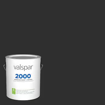 Valspar 2000 Semi-gloss Tricorn Black Hgsw1441 Latex Interior Paint + Primer (1-Gallon) | Lowe's