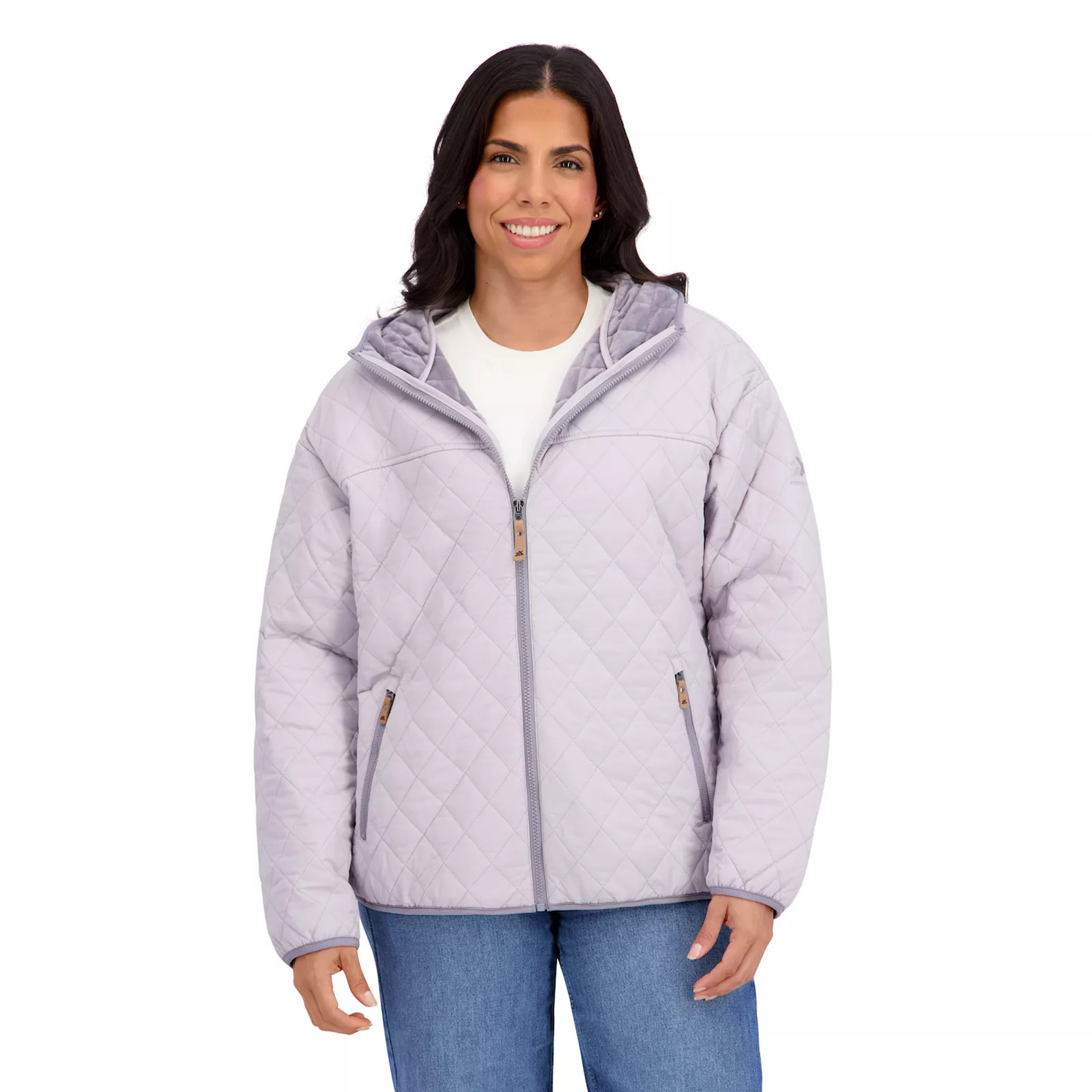 Women's ZeroXposur Emma Quilted Hooded Jacket, Size: Small, Raindrop | Kohl's