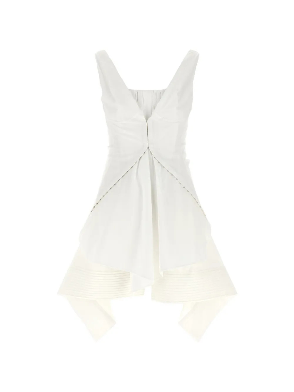 Vestido curto com franzido | Farfetch (BR)