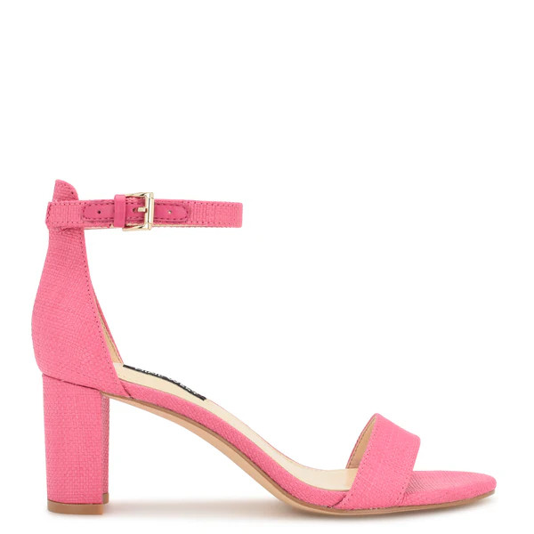 Pruce Ankle Strap Block Heel Sandals | Nine West (US)