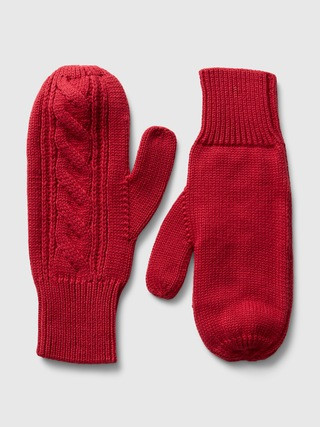 Cable-Knit Mittens | Gap (US)