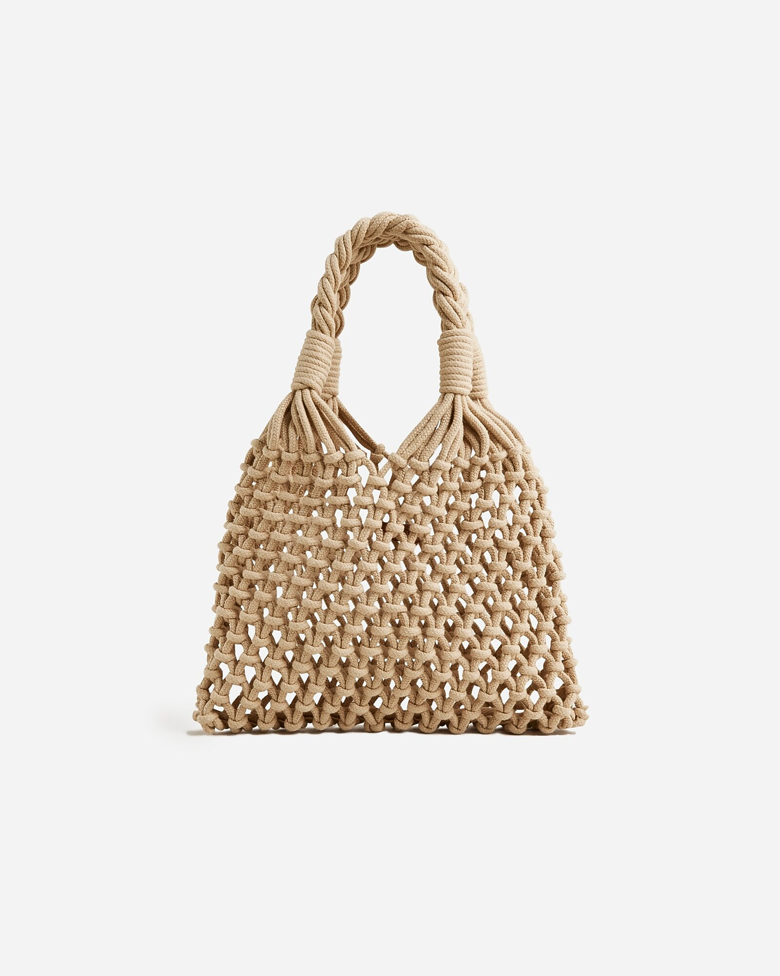 Small Cadiz hand-knotted rope tote | J. Crew US