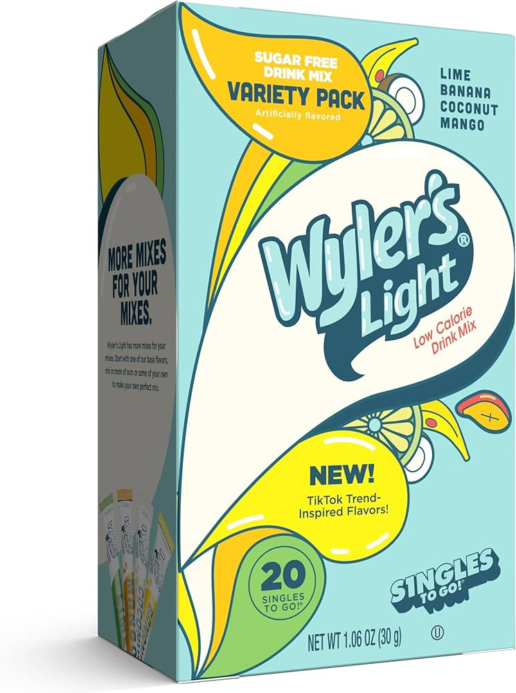 Wyler's Light Singles to Go Powder Packets, Water Drink Mix,... | Amazon (US)