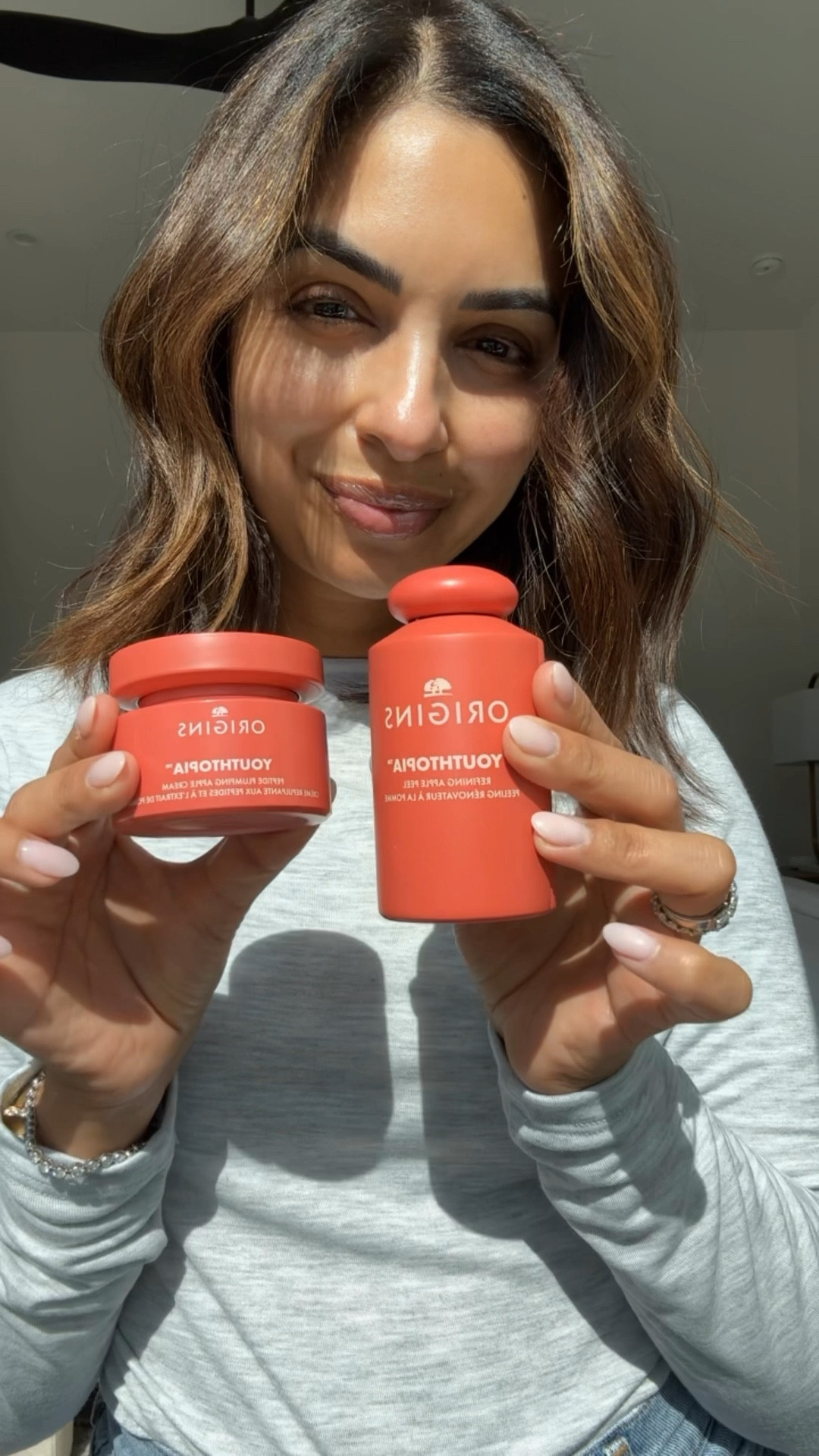 @origins launched a brand new line and I am obsessed!! The Youthtopia Refining Apple Peel and Peptide Plumping Apple Cream are activated by apple stem cell extract and upcycled fermented apple peels 🍎 Packed with antioxidants and they leave my skin youthful, smooth, and radiant! Shop now at @ultabeauty #youthtopia #originspartner 

#LTKOver40 #LTKBeauty
