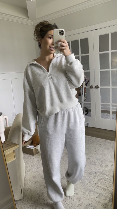 Truly the comfiest lounge set I have ever owned. I was on the fence about getting it because of the price point, but oh my goodness I’m glad I did. It’s so incredibly soft without being too thick. The perfect mood boost when I’m wfh!

#LTKfindsunder100 #LTKfindsunder50 #LTKfitness