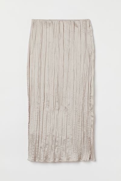 Crinkled satin skirt | H&M (UK, MY, IN, SG, PH, TW, HK)