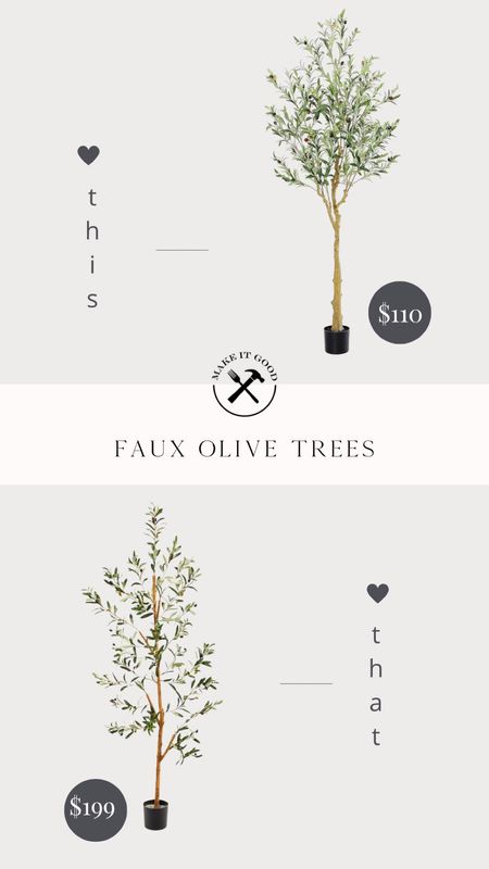 This or That? Which faux olive tree matches your style? 
#LTKFind 

#LTKhome