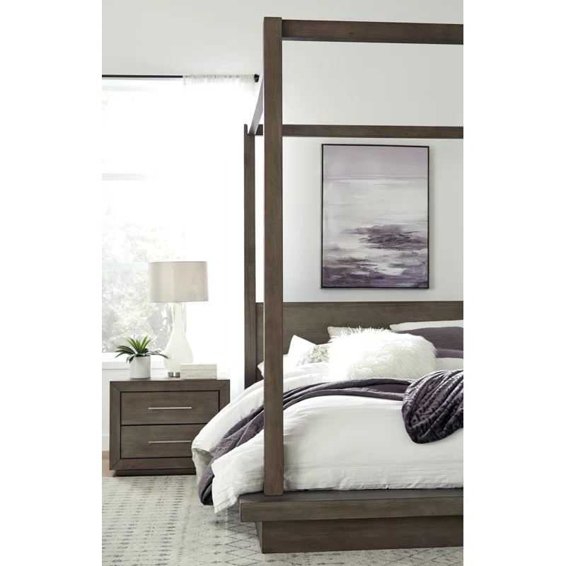 Brooks Solid Wood Canopy Bed | Wayfair North America