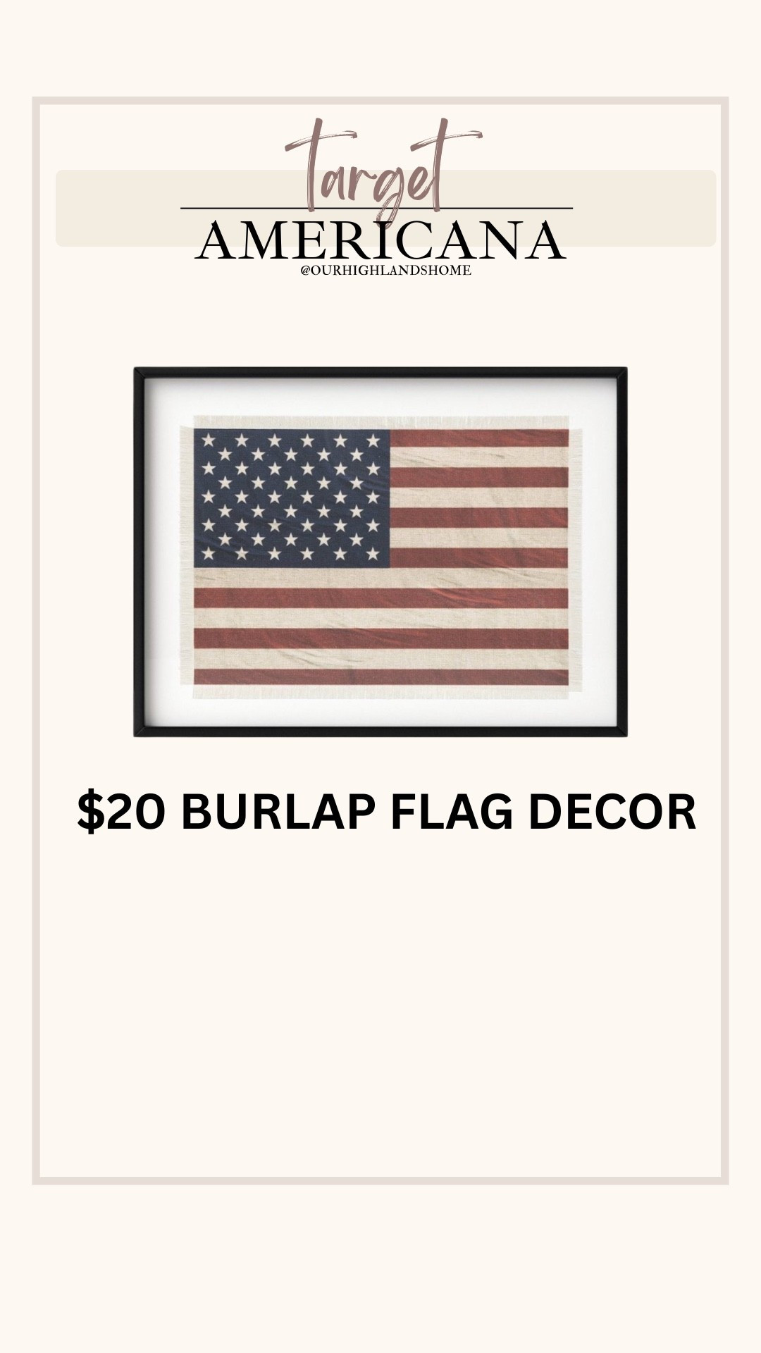 tasteful americana decor for $20

#LTKHome #LTKSaleAlert