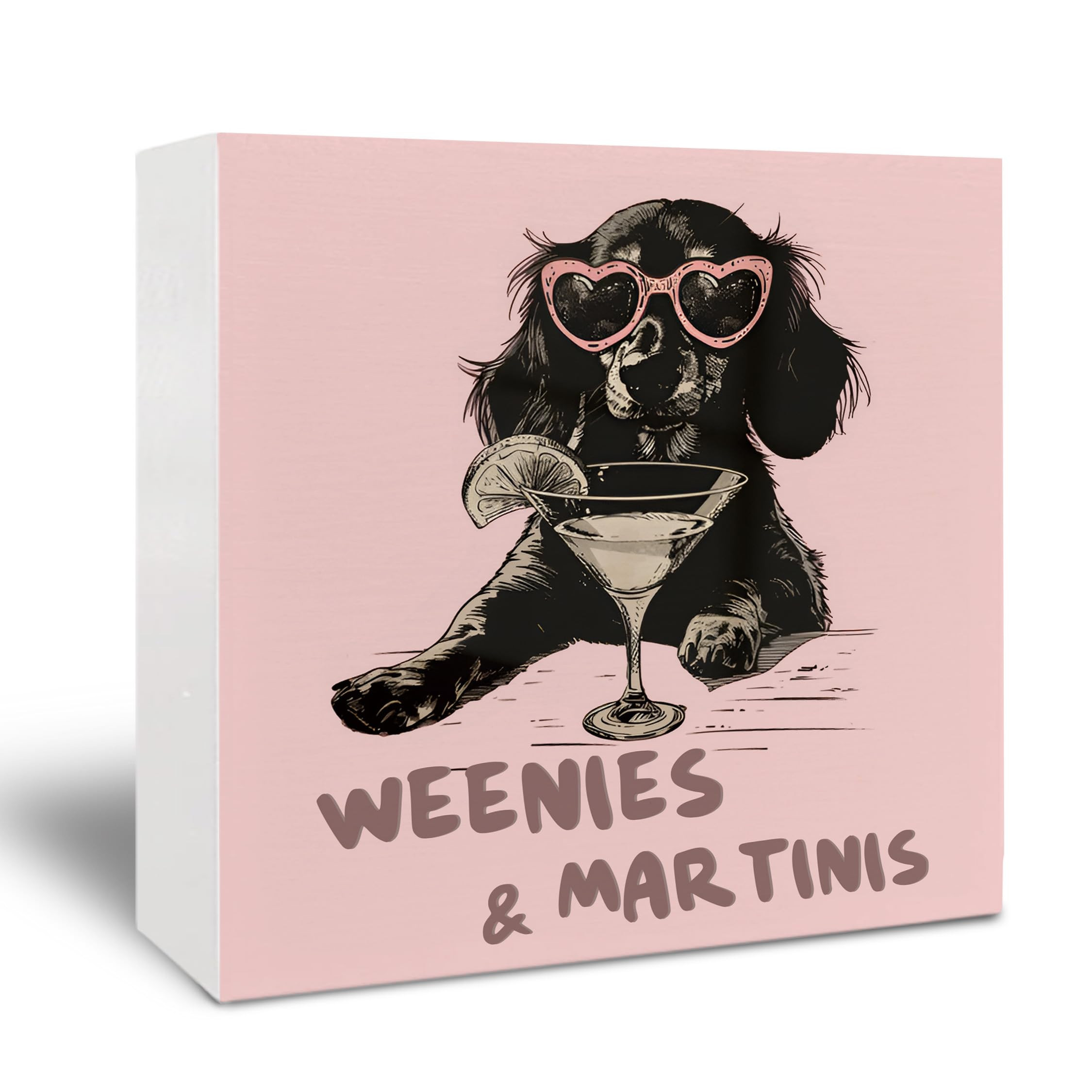 Kneaotoaji Funny Dachshund Wooden Box Sign - Dachshund Decor, Dachshund Gifts for Women Dog Lover... | Amazon (US)