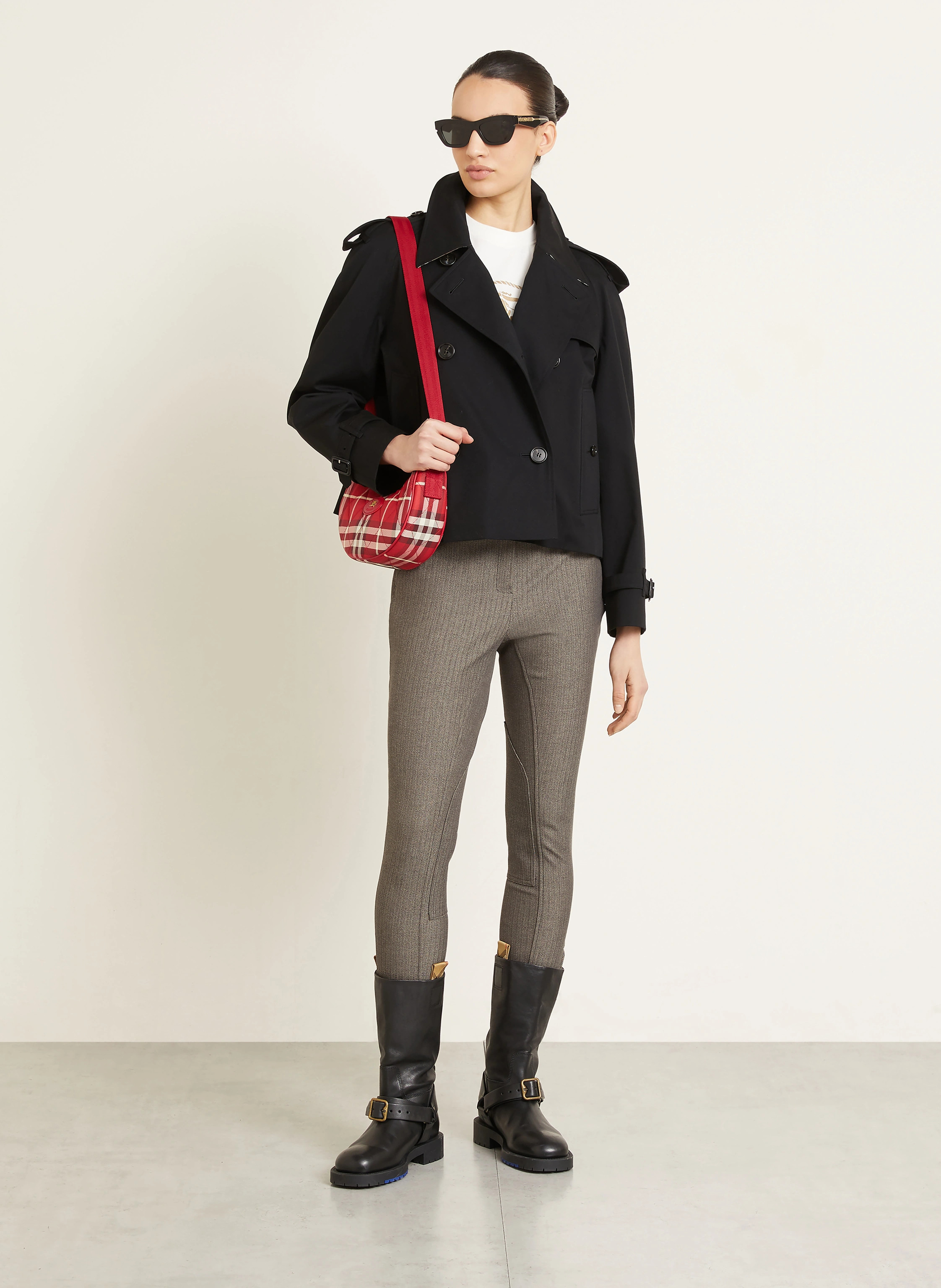 BURBERRY Trench-Jacke HALTYE in schwarz | Breuninger (DACH)