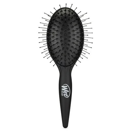 Wet Brush Easy Blowout Detangling Hair Brush Black Edgeless HeatFlex Bristles for Blow Dry Ergonomic Soft-Touch Handle Maximum Volume Ceramic Coating Pad Smooths & Straightens C30 | Walmart (US)