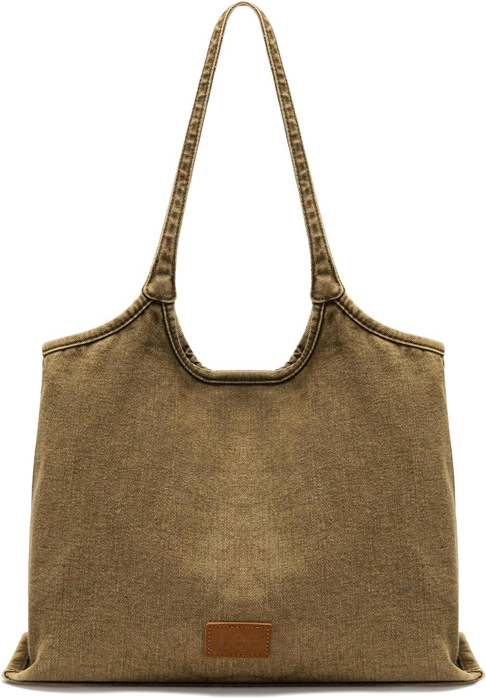 Lee Denim Tote Bag for Women – Casual Denim Purse & Hobo Shoulder Handbag for Work, Travel, Shopping | Amazon (US)