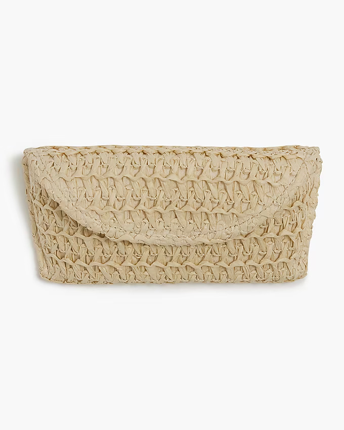 Straw eyeglasses case | J.Crew Factory