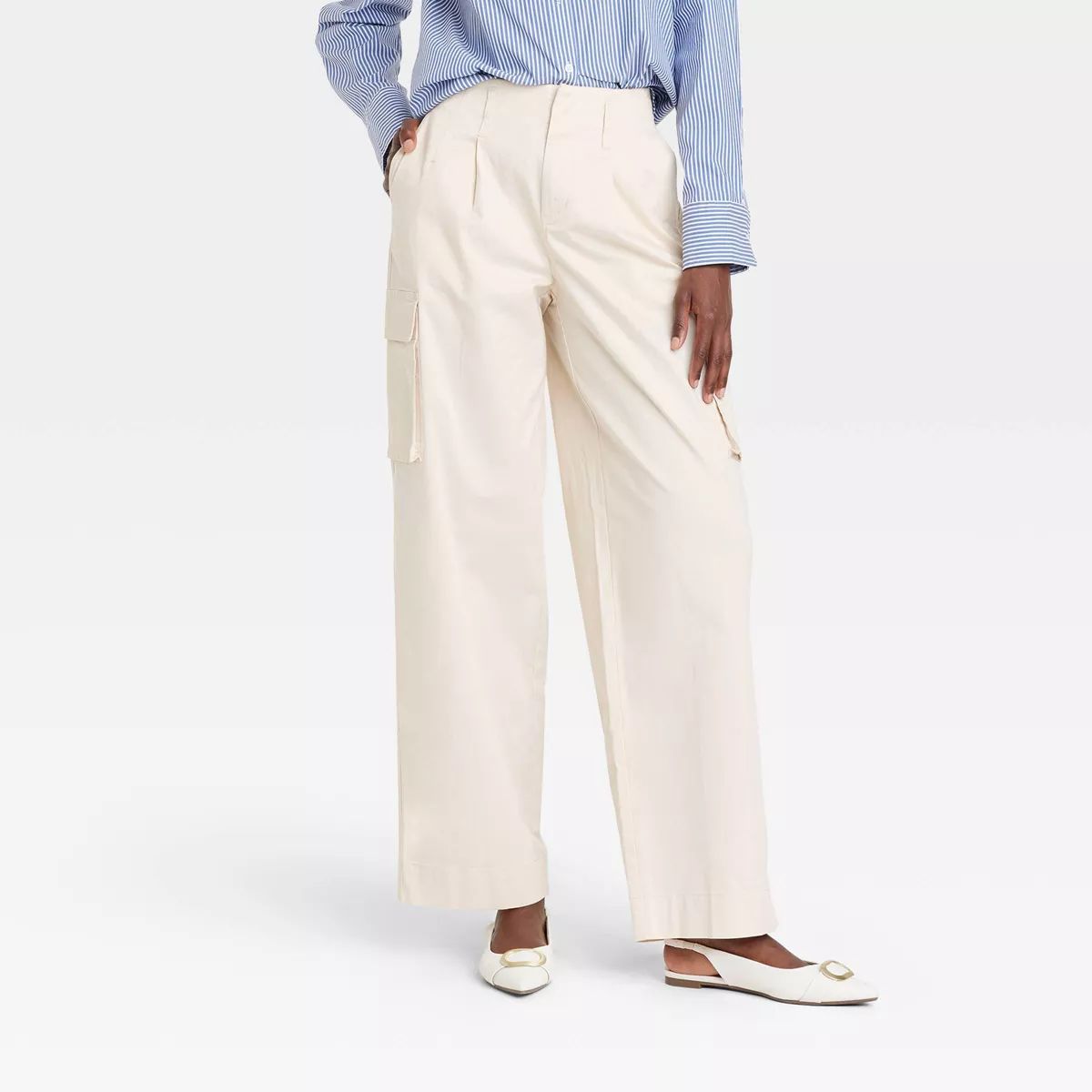 Women's High-Rise Wide Leg Cargo Pants - A New Day™ | Target