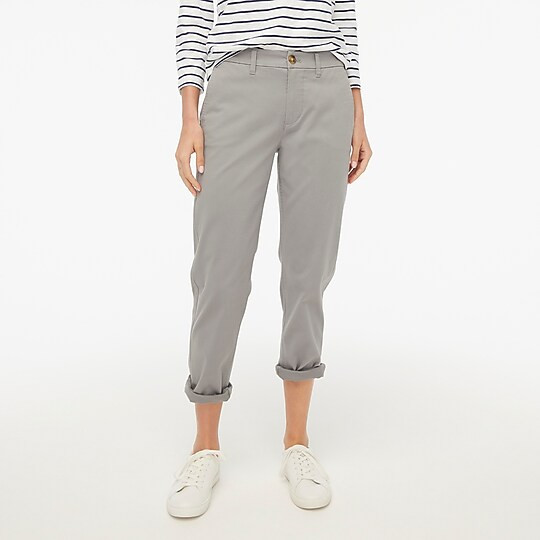 High-rise girlfriend chino pant | J.Crew Factory