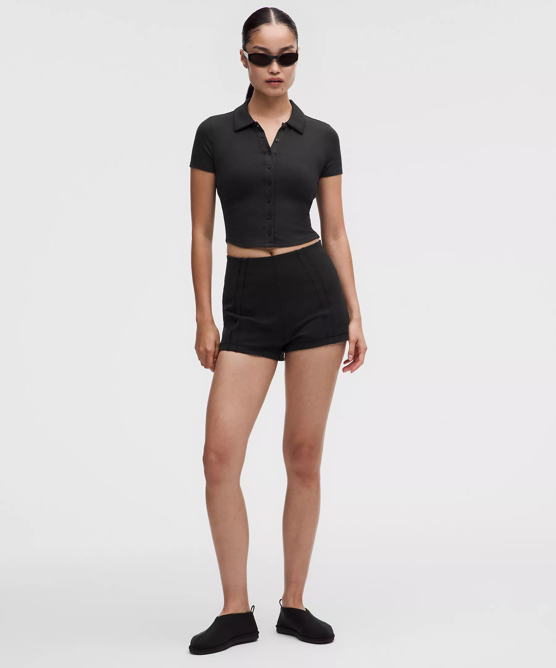 Button-Up Collared Short-Sleeve Shirt | Lululemon (US)