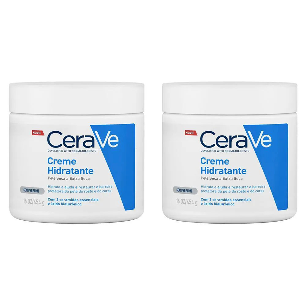 Kit Cerave - Creme Corporal Hidratação 454G | DrogaRaia (BR)