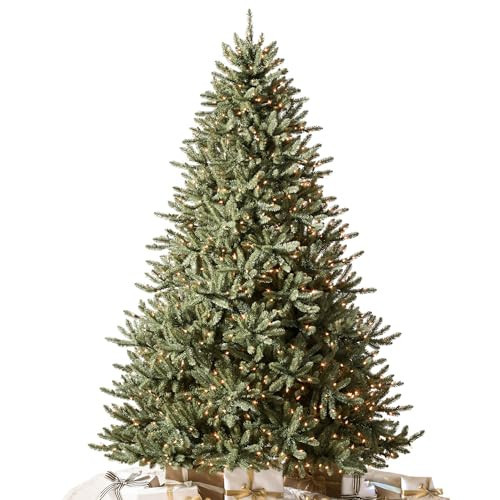 Balsam Hill 9.5 ft Pre-Lit Classic Blue Spruce - Artificial Christmas Tree with 1600 Clear Incandescent Lights, Easy Plug Technology, Premium Stand & Storage Bag for Indoor Holiday Decorating | Amazon (US)