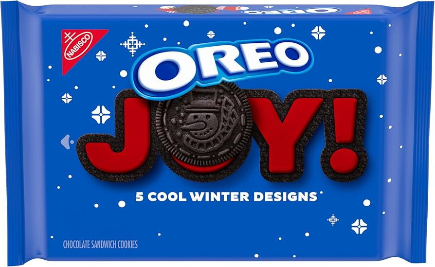 OREO Red Creme Chocolate Sandwich Cookies, Limited Edition, Holiday Cookies, 18.71 oz | Amazon (US)