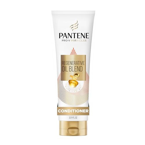 Pantene Pro-V Miracles Conditioner, Extreme Damage Care Regenerative Oil Blend 1 Minute Miracle, Moisturizes, Smooths, Argan & Jojoba Oils, 0% Sulfated Conditioners, Dyes, or Parabens, 10.9 Fl Oz | Amazon (US)