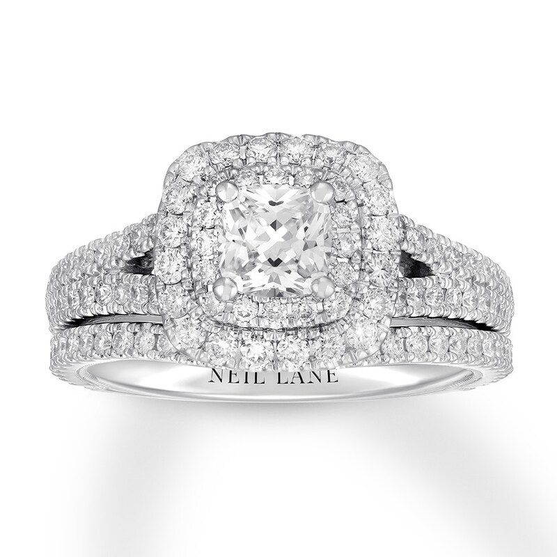 Neil Lane Diamond Bridal Set 1-1/2 ct tw 14K White Gold | Kay Jewelers