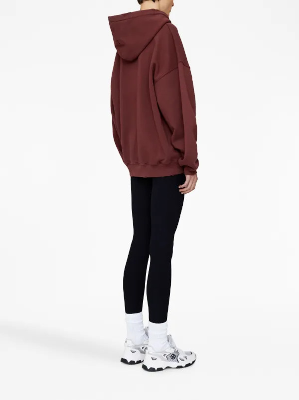 ANINE BING Harvey organic-cotton Hoodie  - Farfetch | Farfetch Global