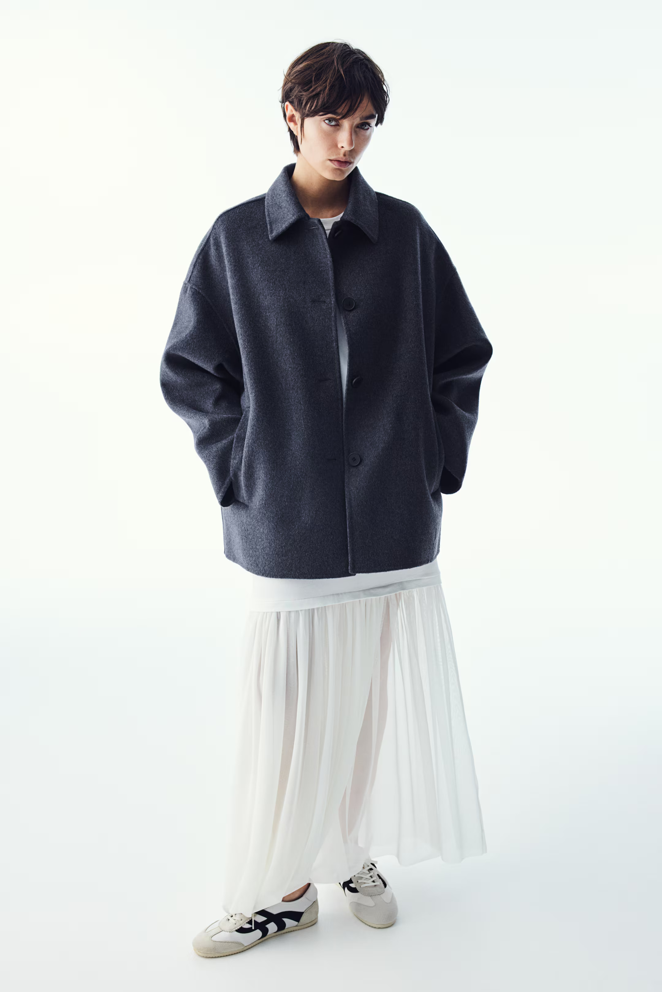 Handmade wool-blend jacket | H&M (UK, MY, IN, SG, PH, TW, HK)