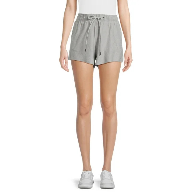 Athletic Works Women’s and Women's Plus ButterCore Soft Performance Gym Shorts, 4" Inseam, Size... | Walmart (US)