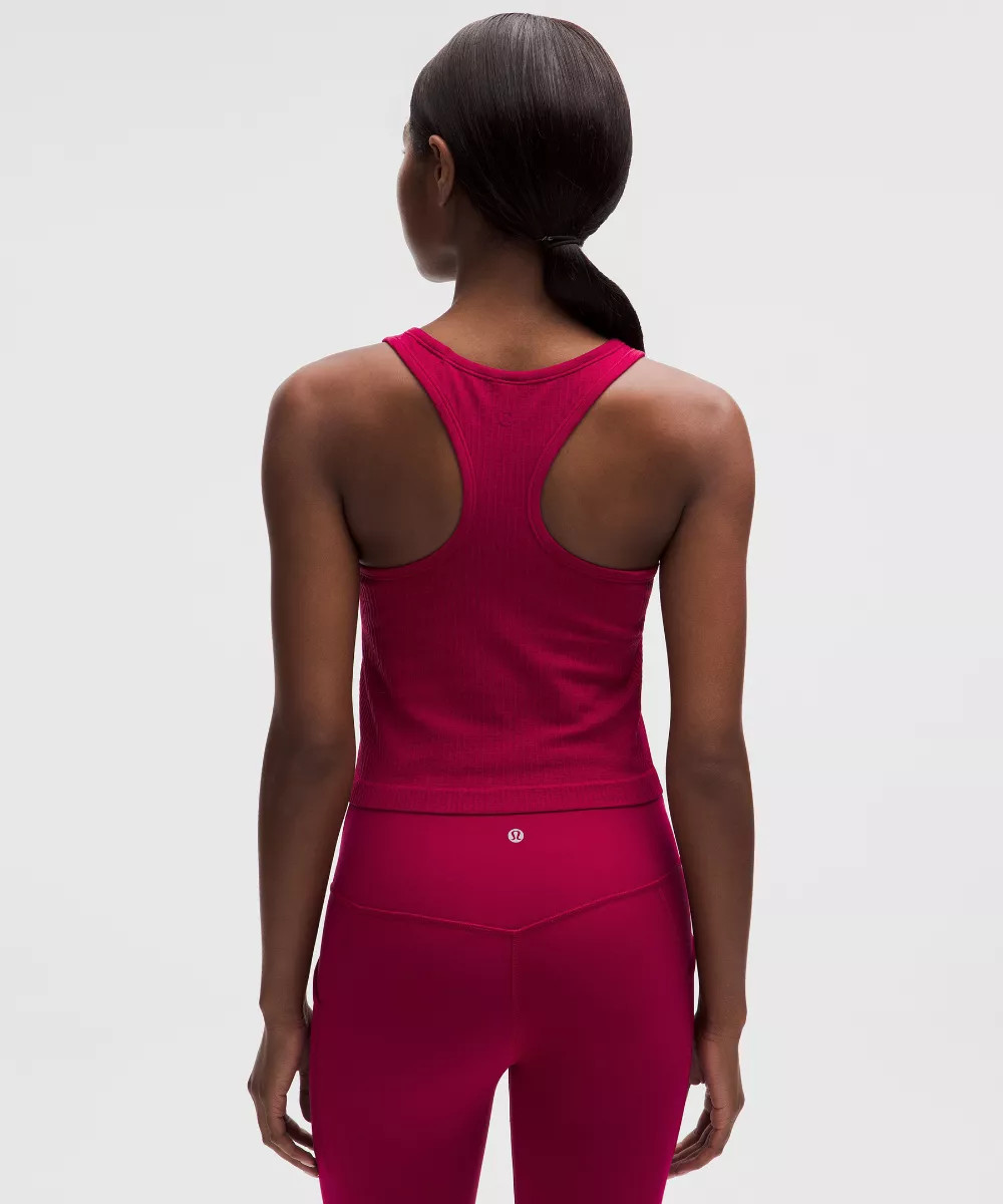 Ebb to Street Cropped Racerback Tank Top   Light Support, B/C Cup | lululemon (AU)