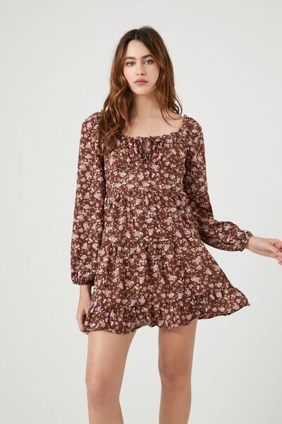 Floral Print Mini Dress | Forever 21 (US)