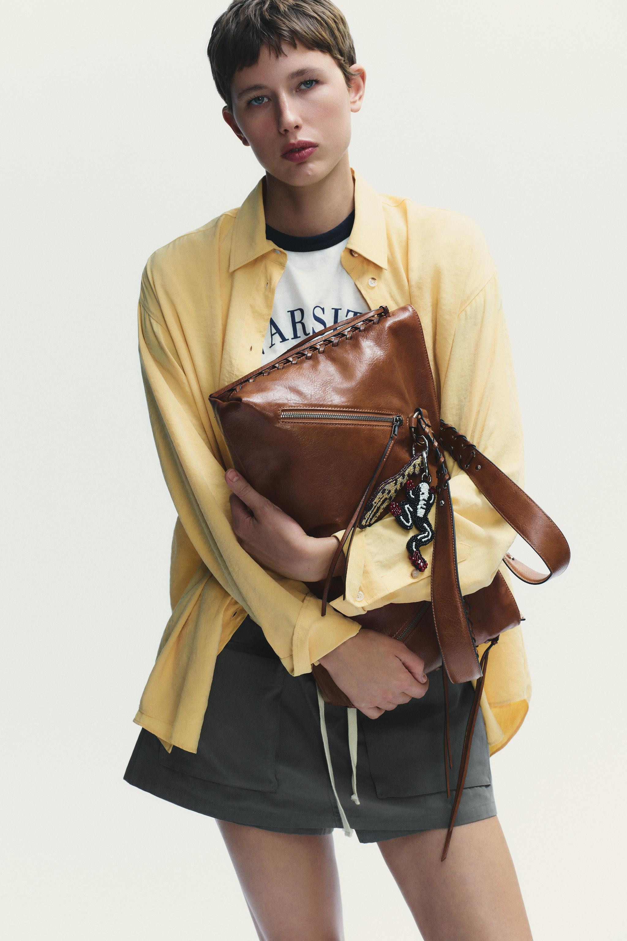 FRINGED TOTE BAG | Zara US