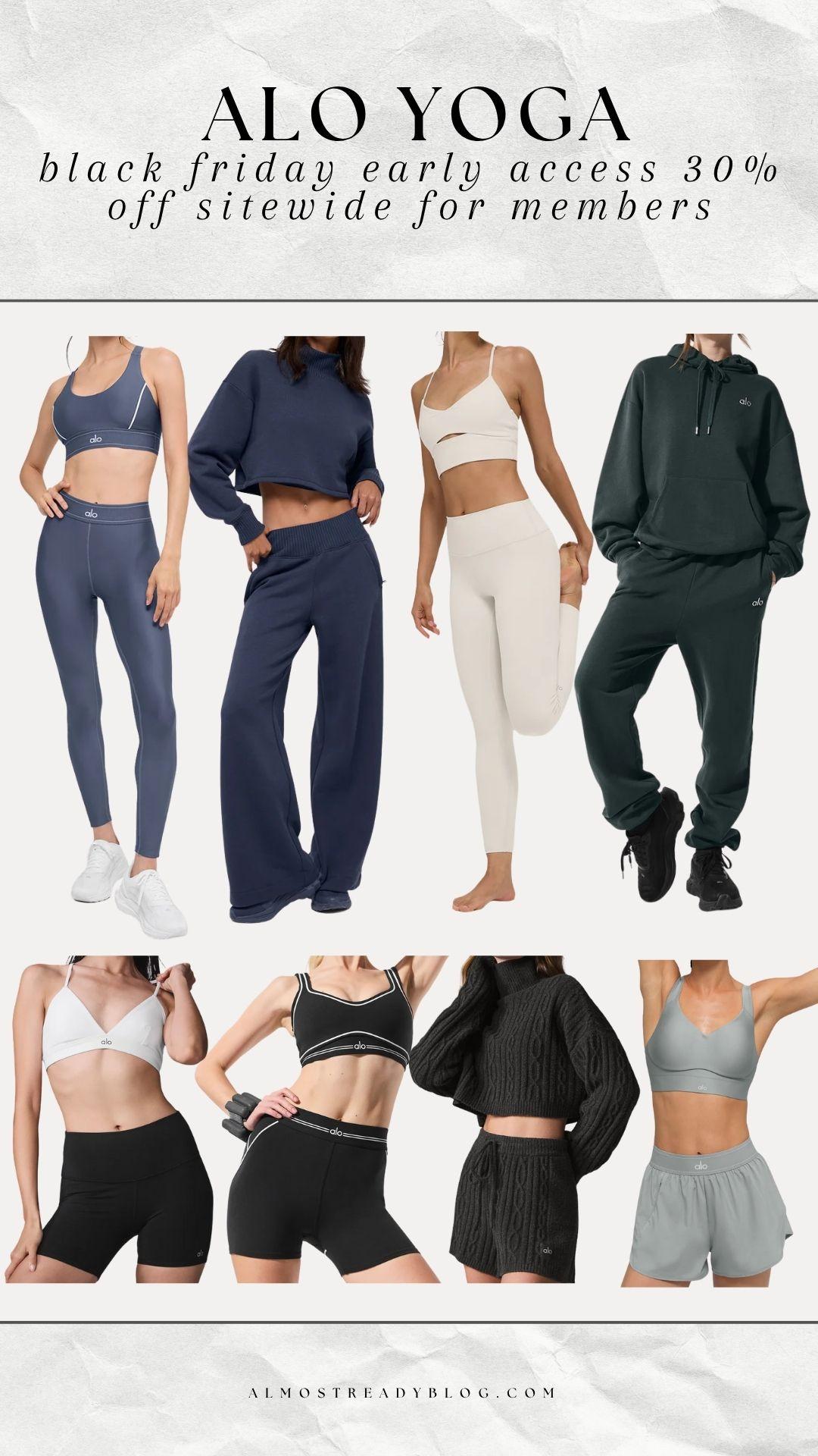 ALO Yoga 30% off early access black Friday sale for members only!! 🤍

sale alert, activewear, matching set, loungewear, leggings, sports bra, finds under 100, biker shorts, gym outfit, amanda west 

 #LTKActive #LTKSaleAlert #LTKFindsUnder100