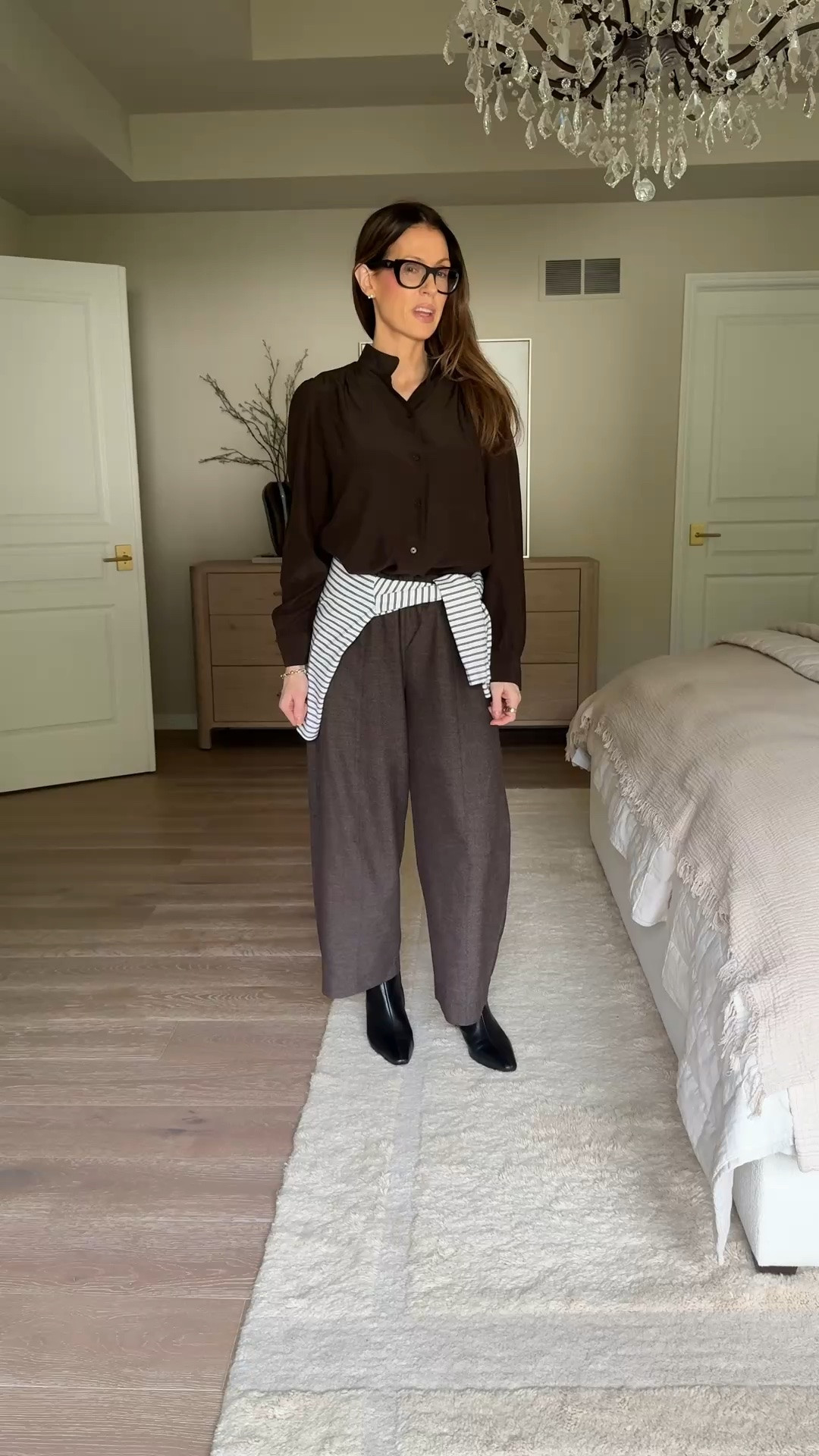 Blouses are a great option for a professional environment On my way! y but when you still want a feminine look. This color is so good. @Aritzia