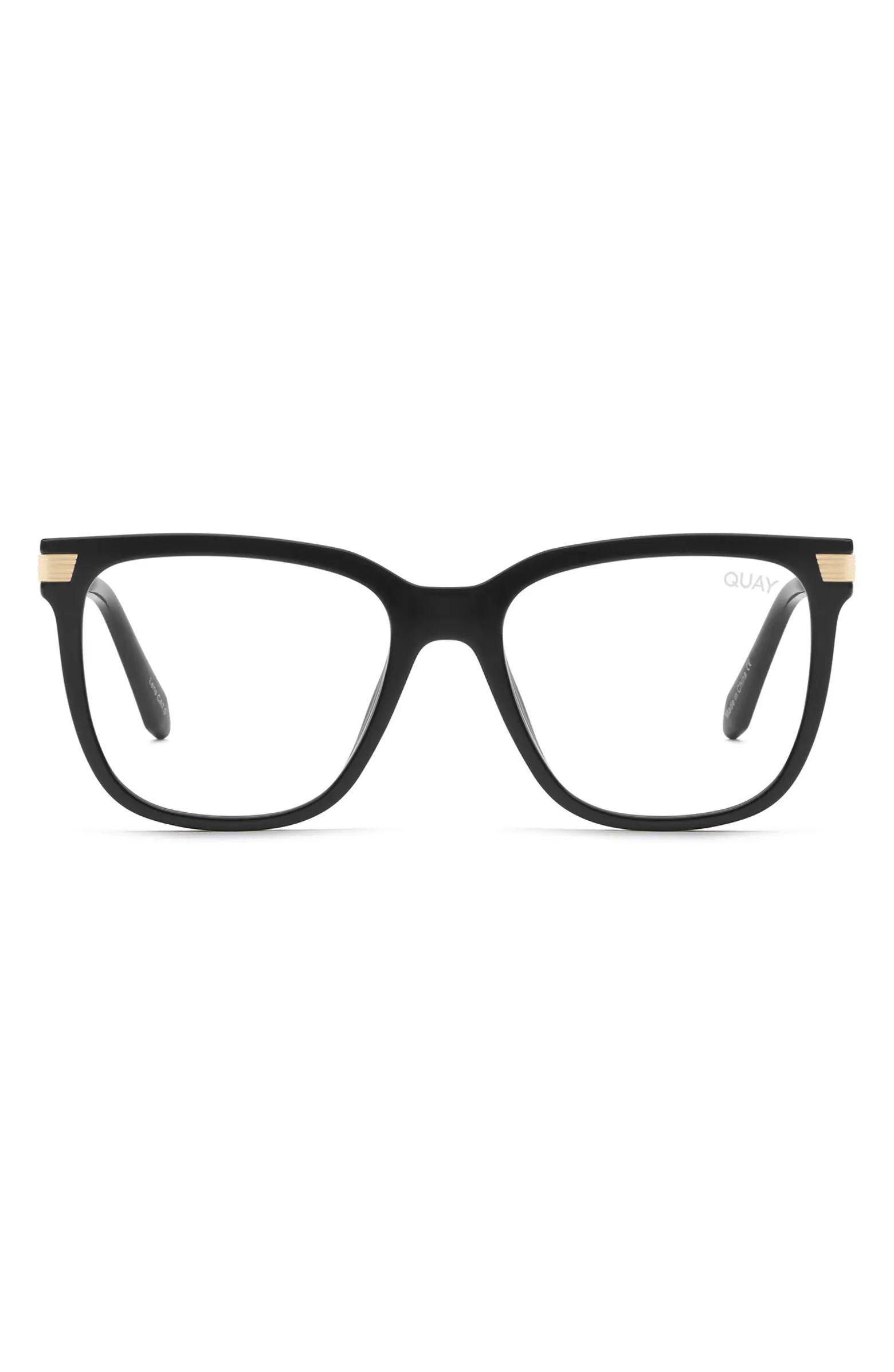 Quay Australia Wired Remixed 56mm Square Blue Light Blocking Glasses | Nordstrom | Nordstrom Canada