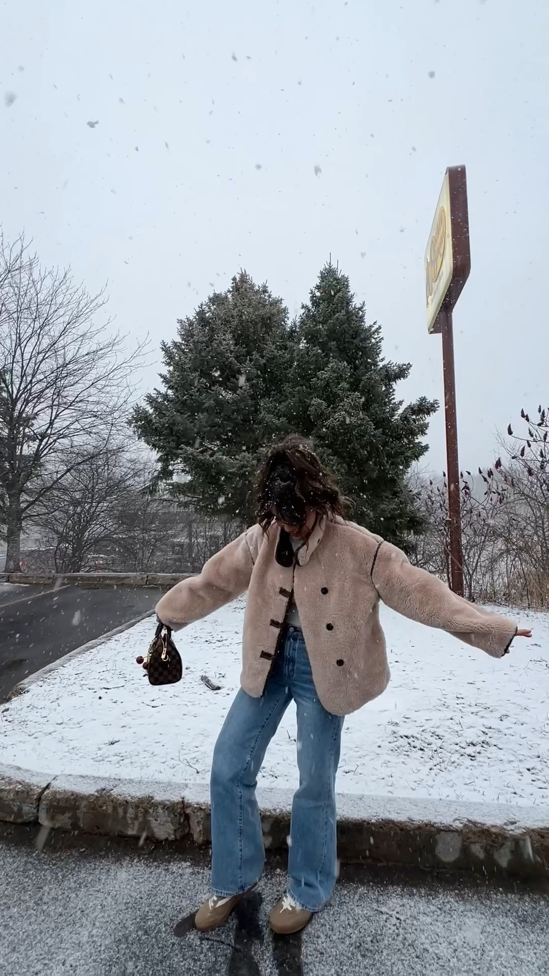 Jacket in a small
Top in a small
Jeans in a 25 regular
Shoes true to size 

Amazon | aritzia | jeans | wide leg | sneakers 

#LTKSeasonal #LTKPetite #LTKStyleTip