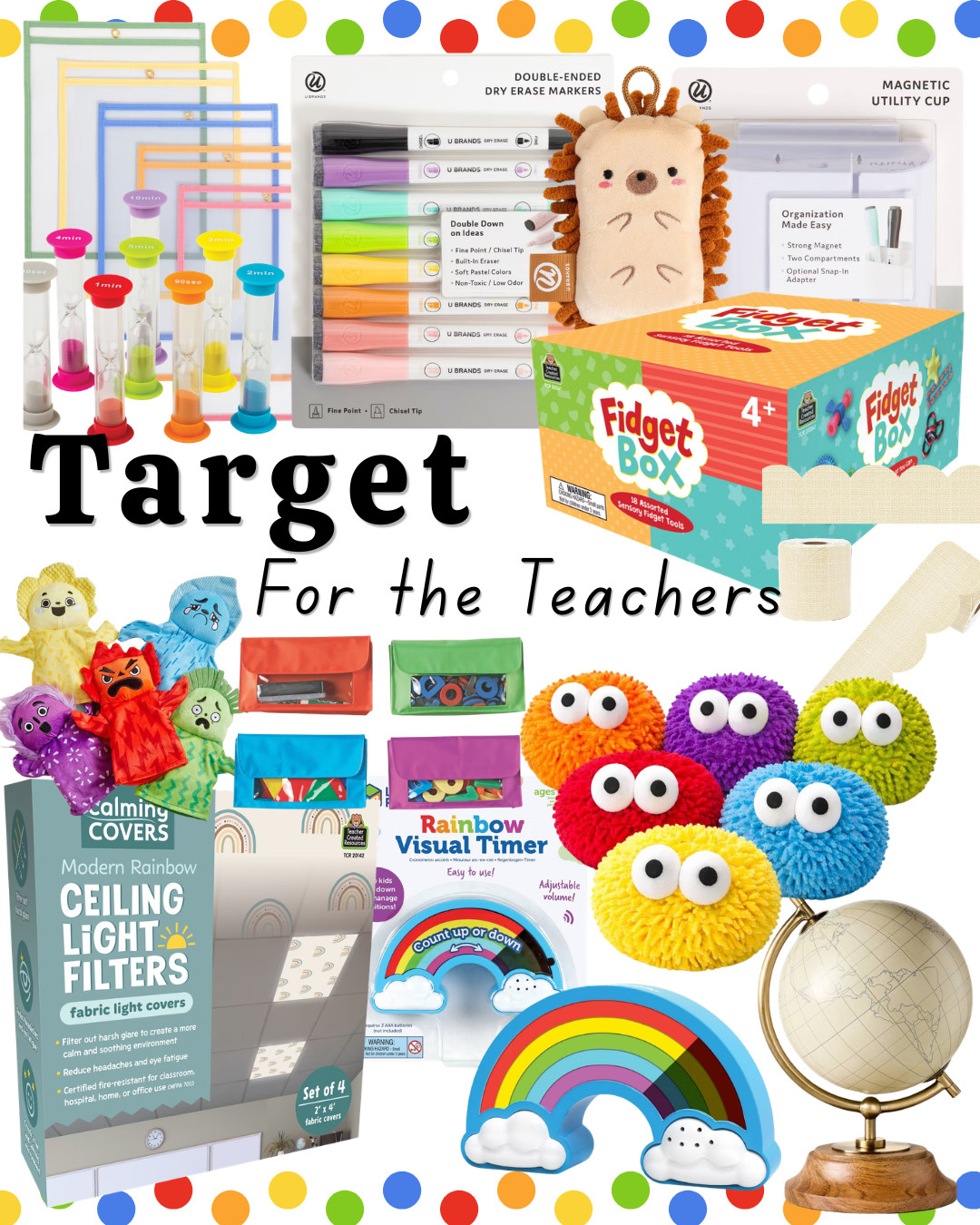 Back-to-school isn't just for students! 🍎 Target Teacher Finds featuring classroom must-haves, organization favorites, sensory supports, dry erase markers, visual timers, classroom décor, and teacher essentials. 

 #LTKSeasonal