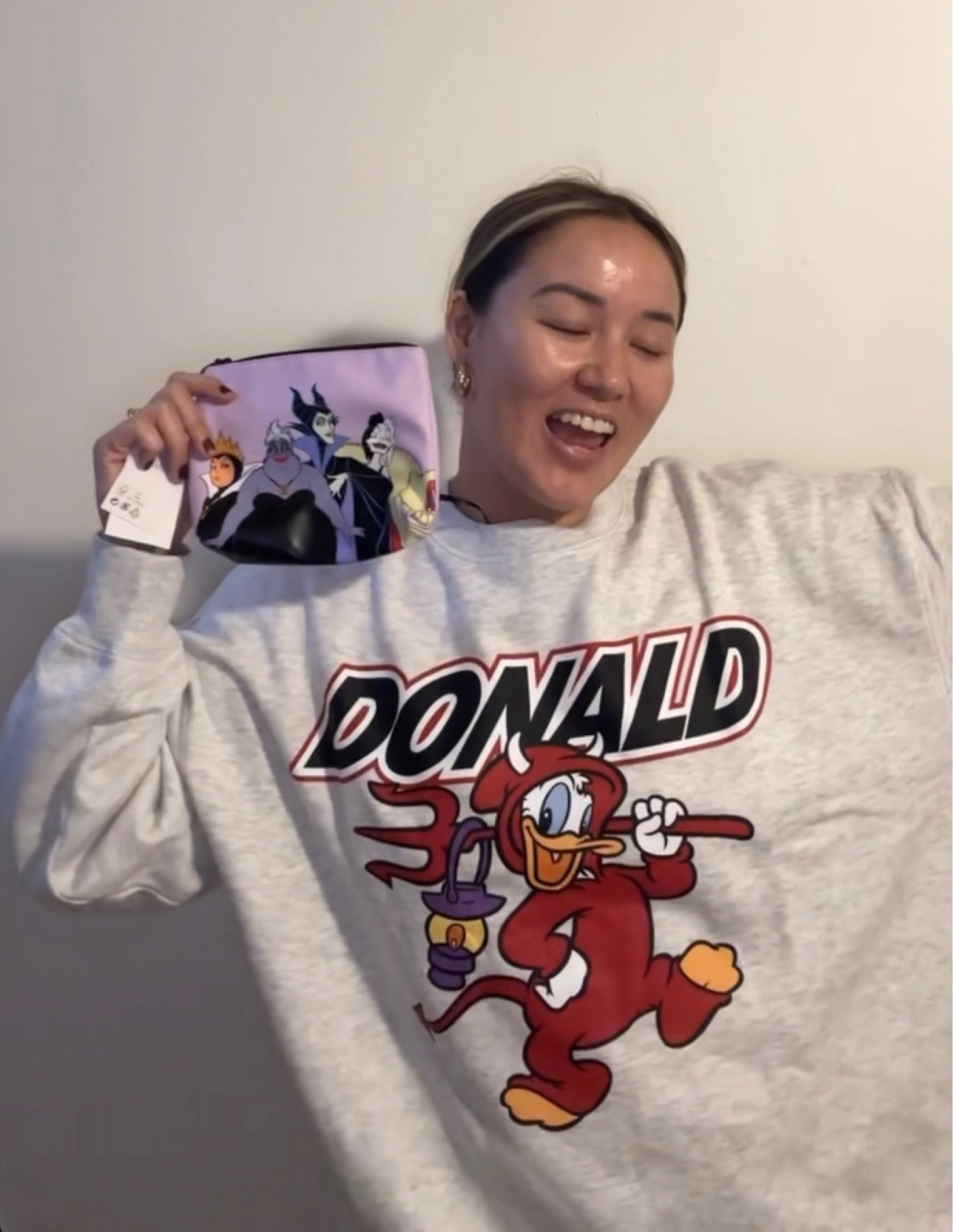 Devil Donald + Villains makeup pouch! 