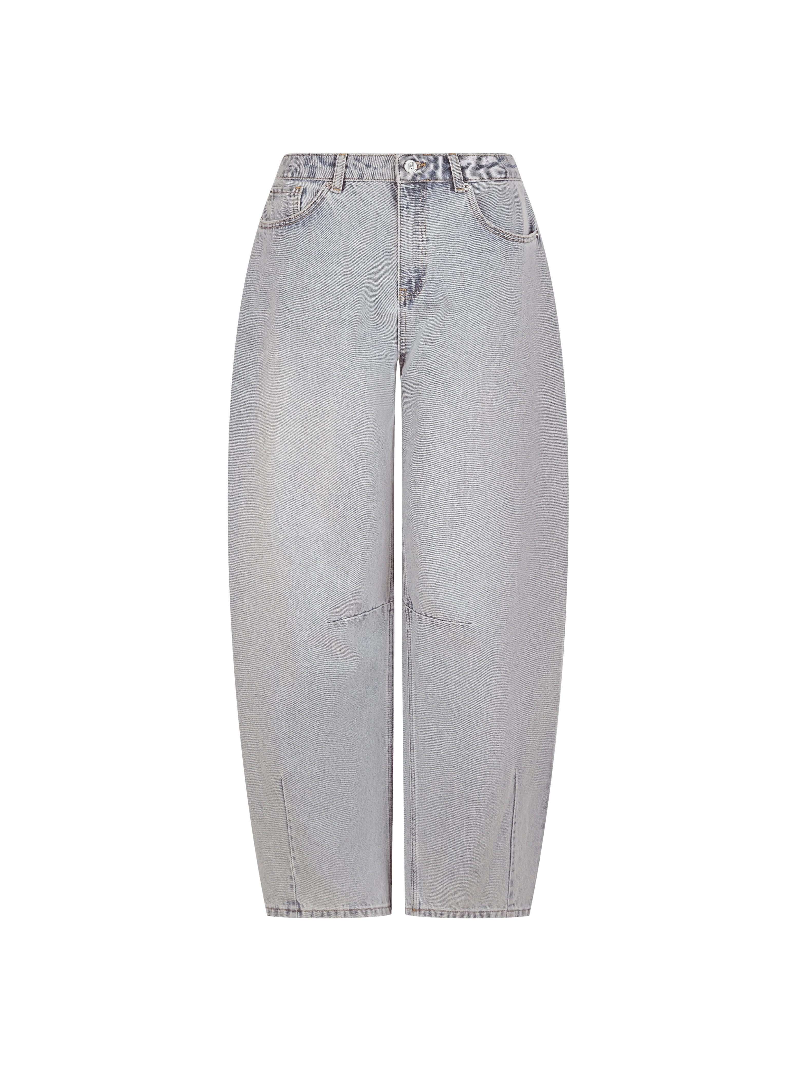 Balloon Fit Jeans - Light Blue | Maebe