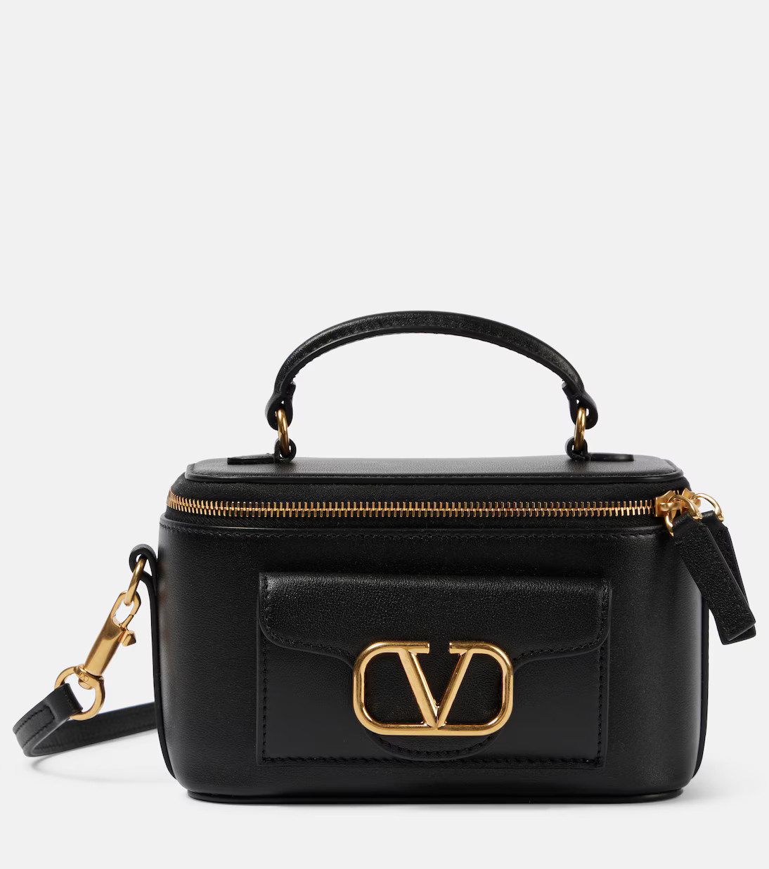 VLogo Locò Mini leather makeup bag | Mytheresa (US/CA)