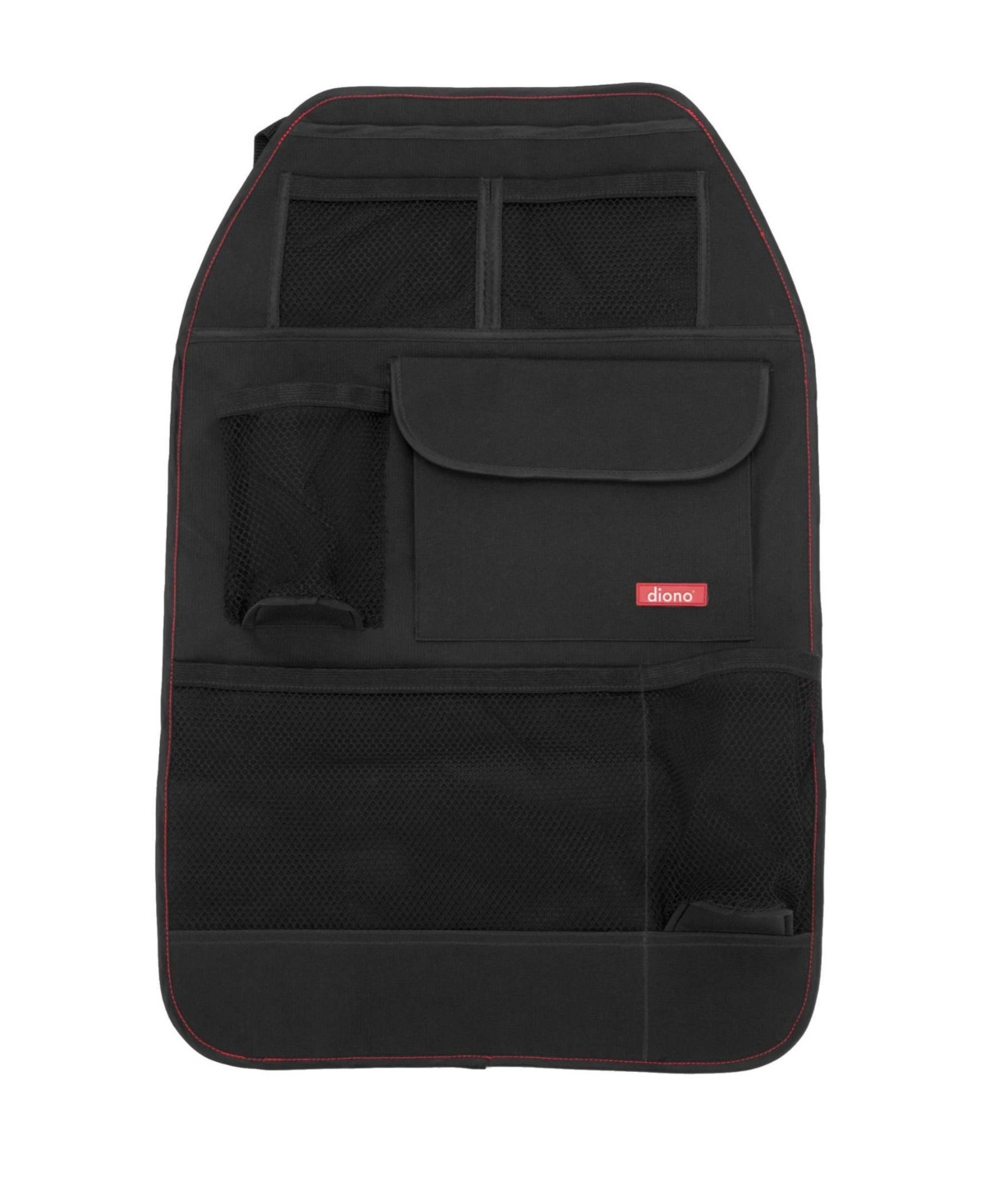 Diono Toddler Stow 'n Go Car Back Seat Organizer, Kick Mat Seat Protector, 7 Pockets, 2 Drinks Holders - Black | Macy's