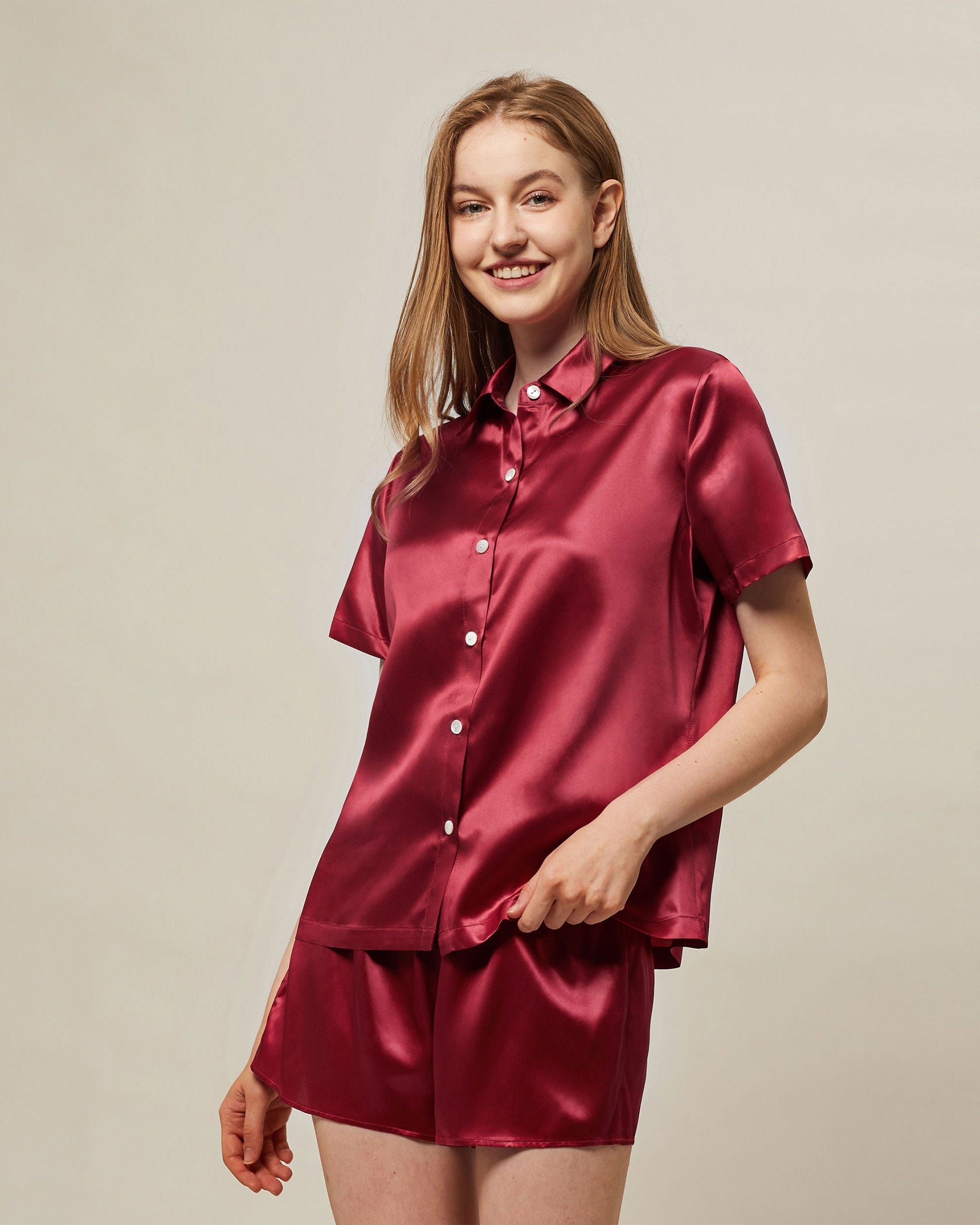 Phoebe Washable Silk Short Pajama Set | LilySilk