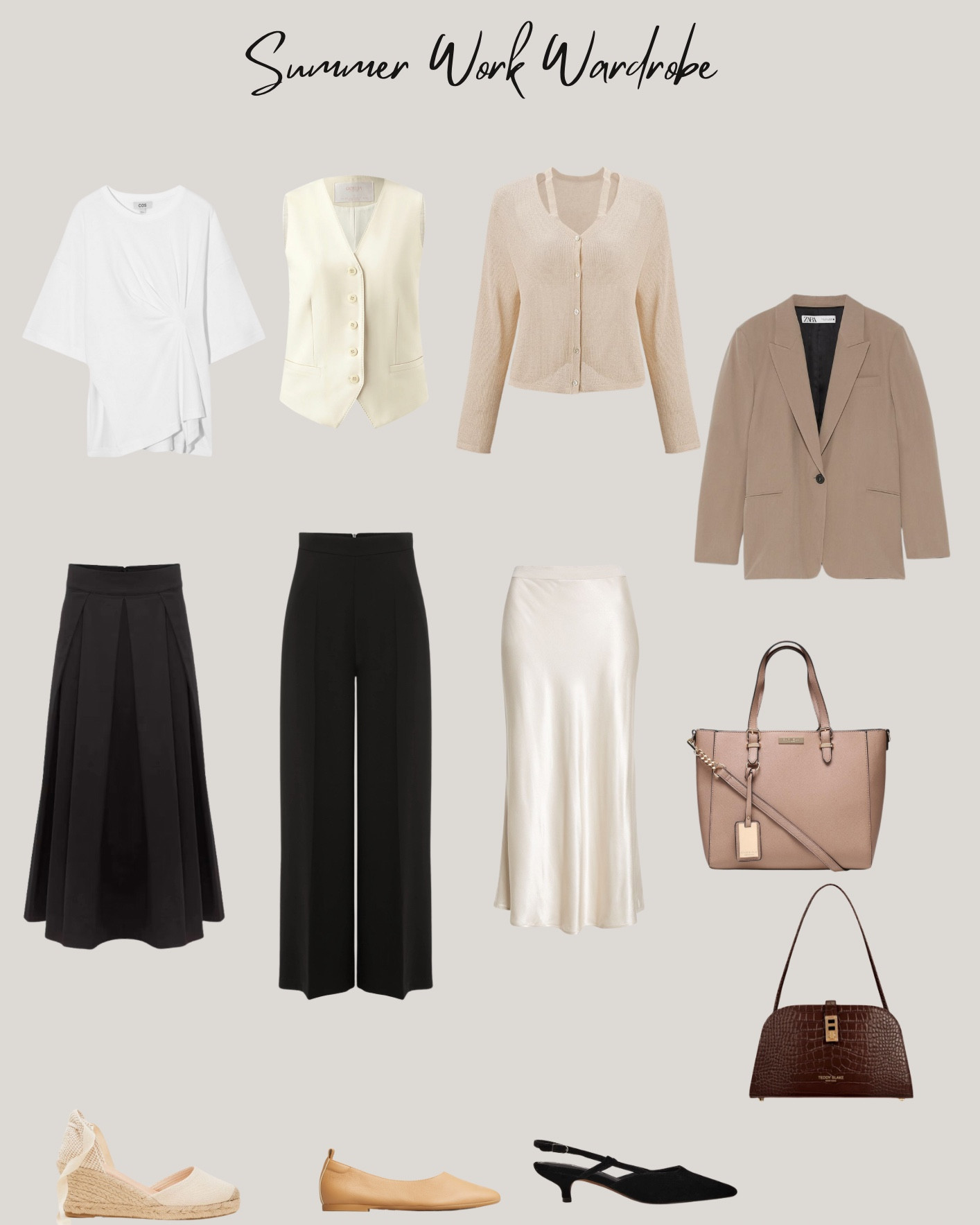 Summer Work Capsule Wardrobe 

#LTKsummer #LTKworkwear #LTKstyletip