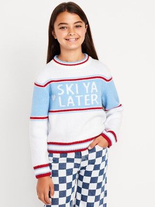 SoSoft Printed Sweater for Girls | Old Navy (US)