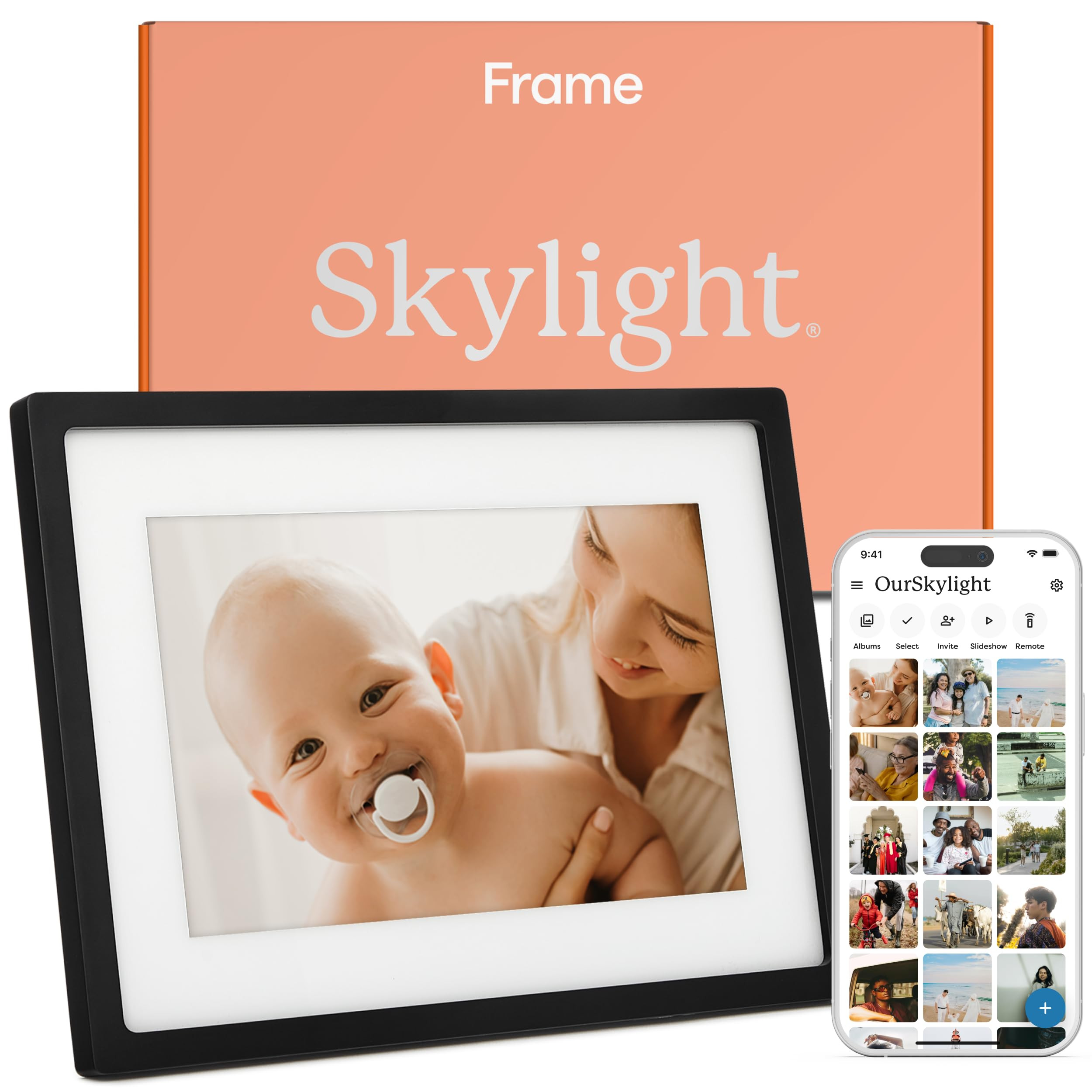Skylight Frame – WiFi Digital Picture Frame Customer Support, Touch Screen Digital Photo Frame ... | Amazon (US)