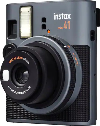 Fujifilm - instax mini 41 Instant Film Camera - Black | Best Buy U.S.