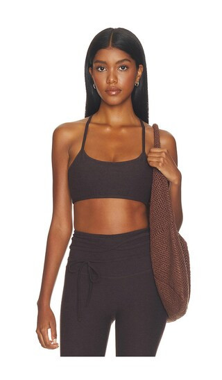 Beyond Yoga Spacedye Minimal Sports Bra in Brown. - size S | Revolve Clothing (Global)