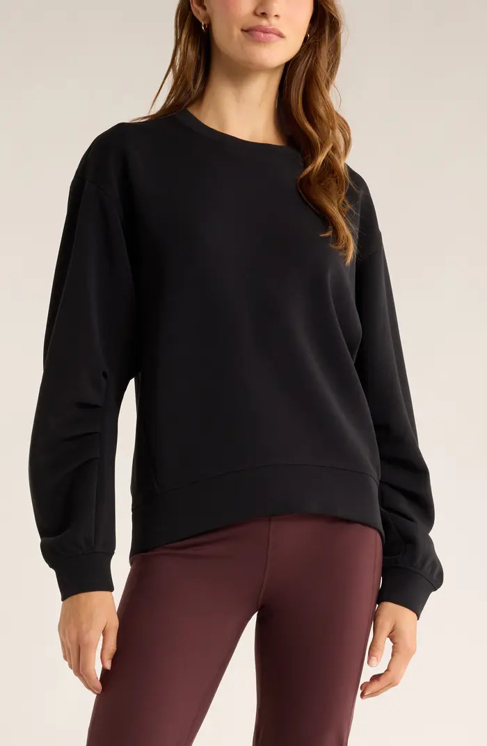 Cozy Scuba Knit Crew Sweatshirt | Nordstrom