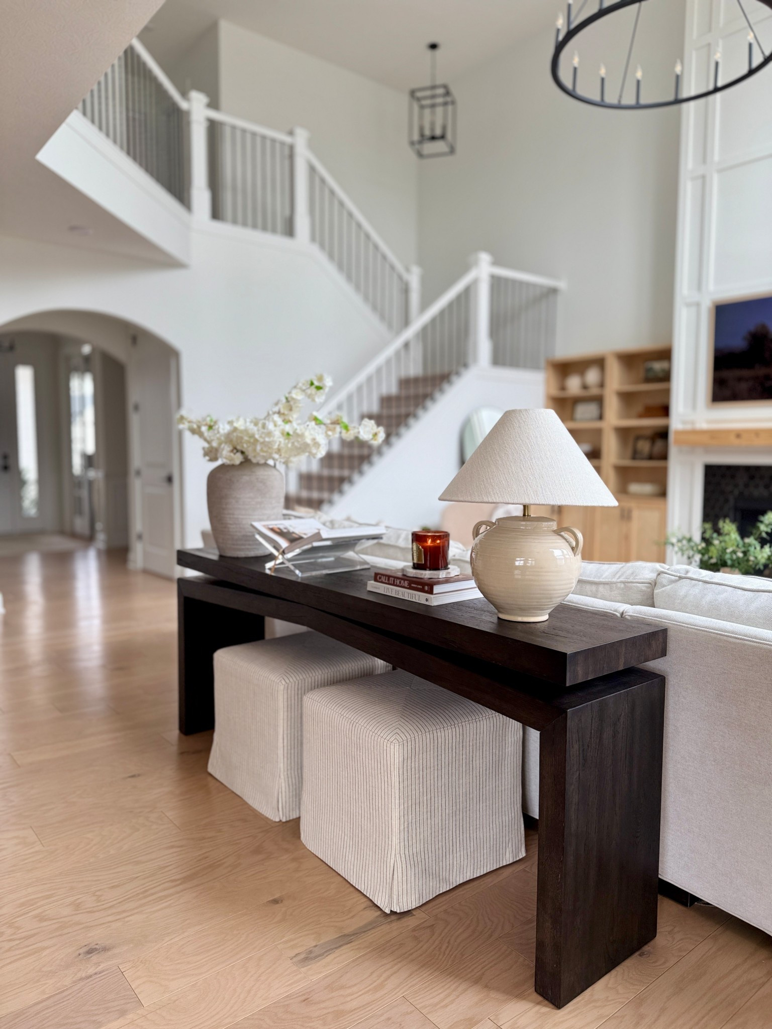 love how our new console table grounds this whole room 🖤 available in multiple colors and sizes! 


#LTKHome #LTKSaleAlert #LTKSpringSale