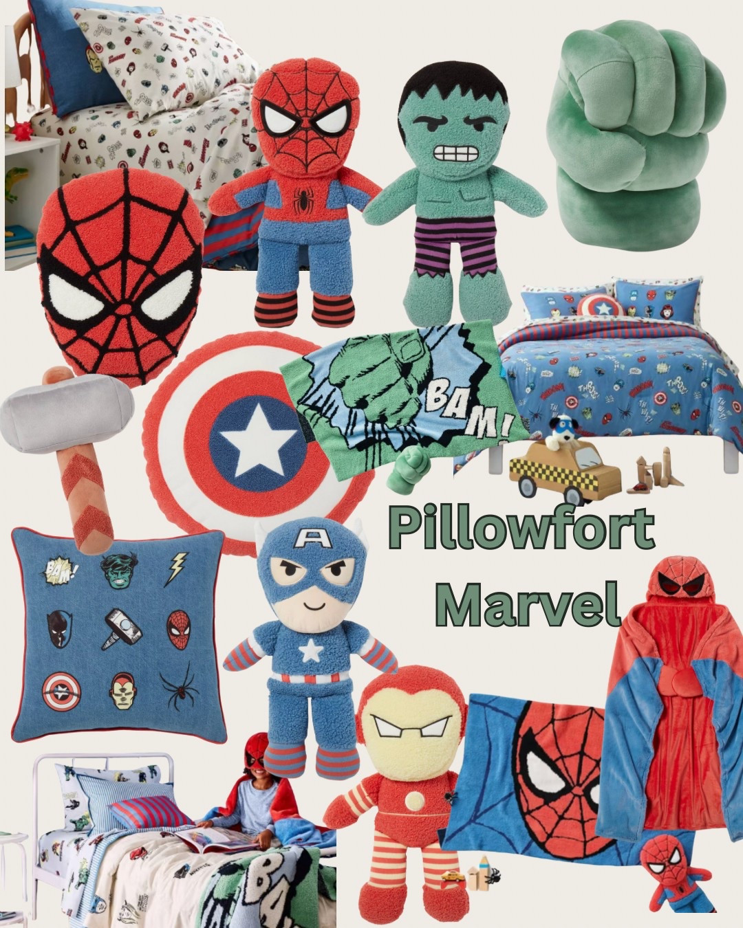 Pillowfort Marvel collection at Target! 🎯 
Perfect for that super hero loving kid 🦸🏼‍♂️